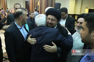 حجت الاسلام سیدحسن خمینی در تجدید میثاق وزیر امور خارجه و روسای نمایندگی های ایران در جهان با آرمان‌های امام (ره)
