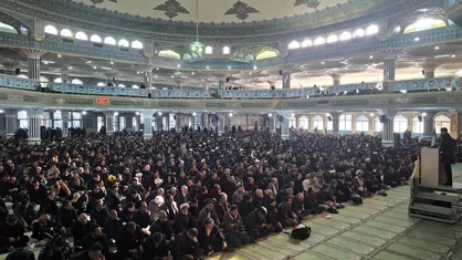 تجمع مردم داغدار چهارمحال و بختیاری در مصلی شهرکرد + فیلم