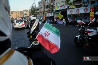 مراسم رژه موتور سواران به مناسبت 29 روز ارتش جمهوری اسلامی