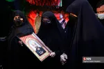 وداع با پیکر شهید مدافع حرم عین‌الله مصطفایی