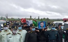 پیکر سرباز فداکار گرگانی تشییع شد