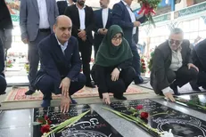 ادای احترام سخنگوی دولت به شهدای رشت