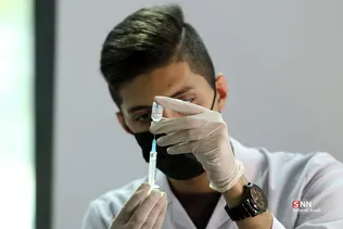 افتتاح مرکز واکسیناسیون بسیج دانشجویی