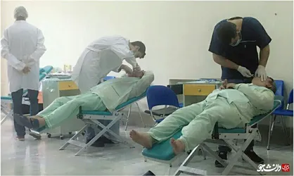 دانشجویان جهادی به جانبازان خدمات دندانپزشکی ارائه کردند+ عکس