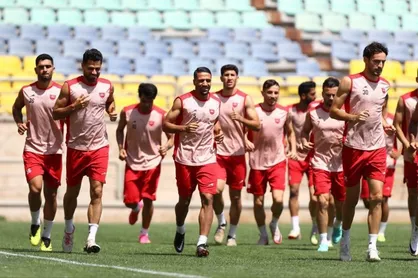 آخرین تمرین پرسپولیس پیش از بازی با تراکتور برگزار شد
