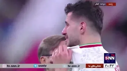 اشک و حسرت بازیکنان تیم ملی ایران پس از باخت به قطر