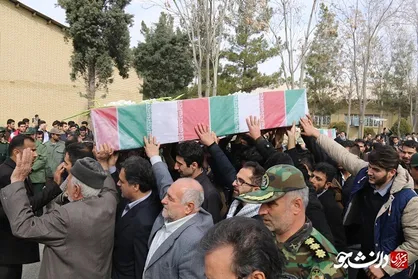 ۲ شهید گمنام در دانشکده فنی&zwnj; و حرفه&zwnj;ای قاضی طباطبائی ارومیه تدفین شدند