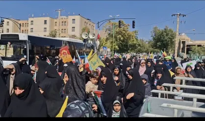 خروش مردم چهارمحال و بختیاری در اولین راهپیمایی &laquo;بشارت نصر&raquo;+فیلم