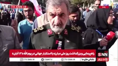 سرلشکر رضایی: آمریکا و صهیونیست ها مثل سگ هار عوعو می‌کنند