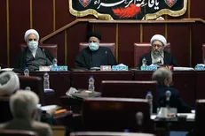 بررسی آئین‌نامه هیئت عالی نظارت مجمع با حضور رئیسی و اژه‌ای