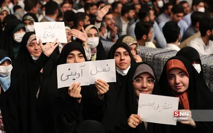 دیدار جمعی از دانشجویان و فعالان تشکل&zwnj;های دانشجویی با مقام معظم رهبری