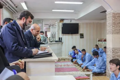 بازدید دبیر ستاد حقوق بشر از کانون اصلاح و تربیت تهران