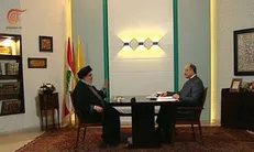 نصرالله از یک ساختمان بزرگ و نه از زیرزمین مصاحبه اخیر را انجام داد