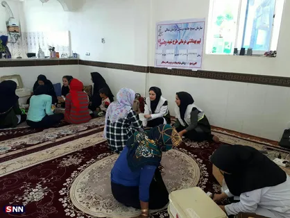 اردوی جهادی خواهران دانشگاه بجنورد با طعم وابستگی / نیاز شدید کودکان روستای حسن&zwnj;آباد به خانه بهداشت