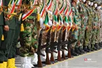صبحگاه مشترک نیرو‌های مسلح در مسجد جمکران