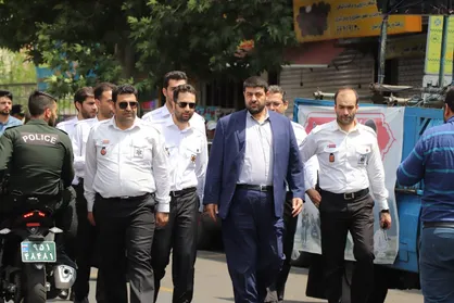 حضور فعال اورژانس تهران در راهپیمایی روز جهانی قدس+ تصاویر
