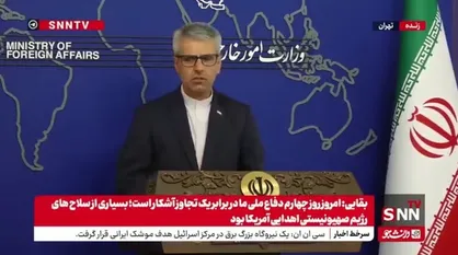 خبرنگار: &laquo;نشست خبری زنده در حال پخش هست؛ از اینکه شما را مورد هدف قرار بدهند نمی&zwnj;ترسید؟&raquo; / بقایی: ارزش جان ما بیشتر از مدافعان وطن نیست