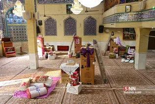 اهدای جهیزیه توسط بسیجیان مسجد چهاده معصوم