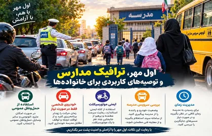 خانواده&zwnj;ها چطور اول مهر را بدون دردسر ترافیکی بگذرانند؟ / توصیه&zwnj;ها و تمهیدات پلیس برای بازگشایی مدارس