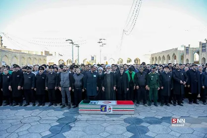 تشییع پیکر شهید &laquo;سید داوود بی&zwnj;طرف&raquo; در مشهد
