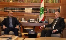 دیدار امیرعبداللهیان با نجیب میقاتی در بیروت