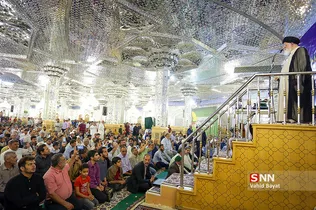 نماز عید قربان در حرم مطهر رضوی 