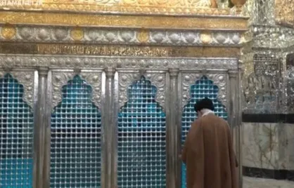 زیارت رهبر انقلاب از حرم حضرت عبدالعظیم الحسنی (ع)
