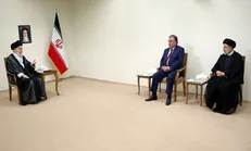 دیدار رئیس‌جمهور تاجیکستان با رهبر معظم انقلاب اسلامی