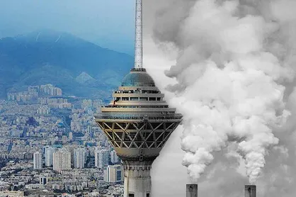 هوای تهران آلوده است