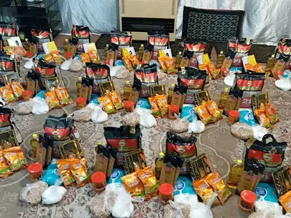 ۱۵۰ بسته مواد غذایی در دهه ولایت بین نیازمندان بجنوردی توزیع شد