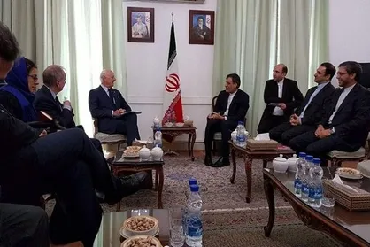 دیمیستورا با جابری انصاری دیدار کرد