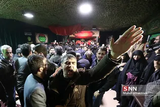 وداع با پیکر شهید محمد حسین حدادیان