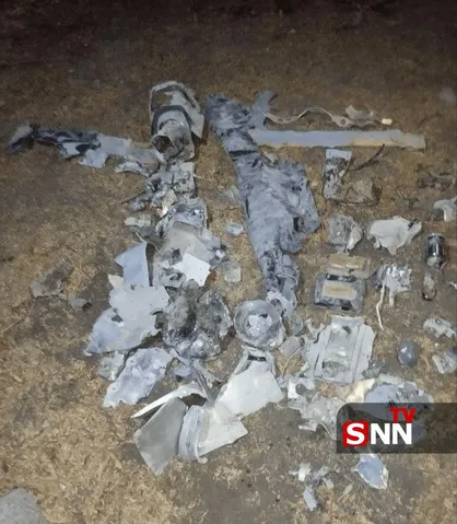 لاشۀ پهپاد اوربیتر سرنگون شده بر فراز تنگۀ هرمز + عکس
