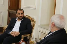 سخنگوی انصارالله یمن با ظریف دیدار و گفتگو کرد