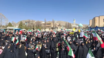 شعاری جز وحدت و عزت ندین/ به فتنه&zwnj;گر یک لحظه مهلت ندین + فیلم