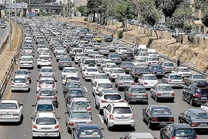حجم سنگین ترافیک صبحگاهی در معابر اصلی تهران