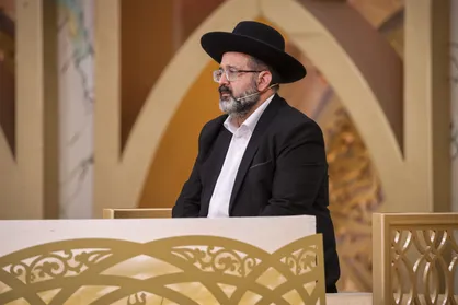 حضور خاخام اعظم جامعه یهودیان ایران در رزمایش جان&zwnj;فدایان در تهران +عکس