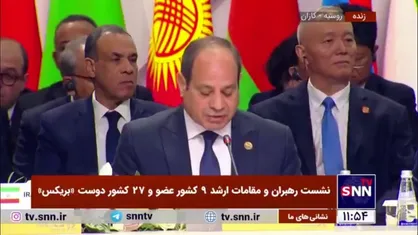 السیسی: جهان نباید نسبت به جنگ اسرائیل علیه فلسطین بی&zwnj;تفاوت باشد/ اسرائیل به ترساندن مردم روی آورده و اکنون حملاتی را نیز علیه لبنانی&zwnj;ها آغاز کرده است