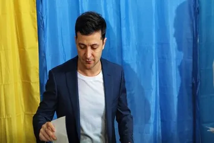 زلنسکی رئیس جمهور جدید اوکراین شد
