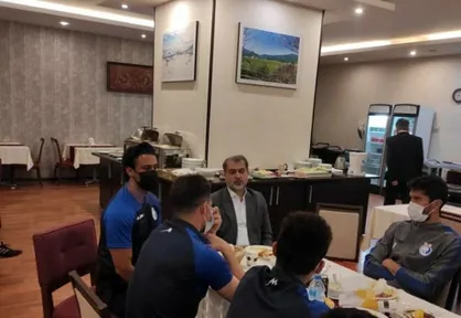 جلسه شبانه خلیل زاده با بازیکنان استقلال