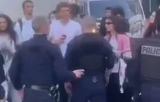 بازداشت خشونت آمیز دانشجویان طرفدار فلسطین در فرانسه