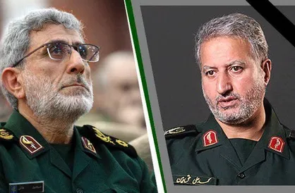 پیام سردار قاآنی برای سردار حق بین: شما در خیبر را شکستید