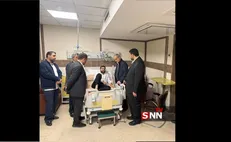 عیادت پزشکیان از سقاب اصفهانی