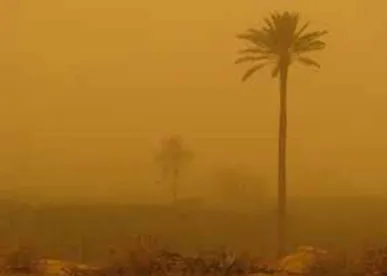 ریزگرد‌ها موجب تعطیلی ادارات زرند، رفسنجان، فهرج و نرماشیر شد