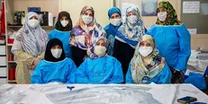 فعالیت بانوان مسجدی در تولید نیم میلیون ماسک و کارآفرینی برای زنان +عکس