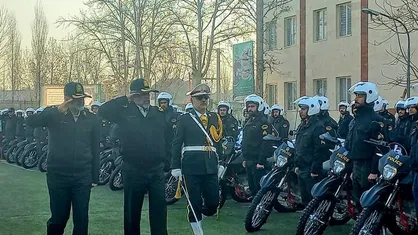 ۱۰۰۰ دستگاه موتورسیکلت به یگان تهران بزرگ تحویل شد