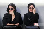مریلا زارعی در مراسم تشییع سید ضیا الدین دری 