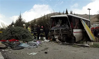 ۹ دانشجوی دانشگاه کردستان در سانحه رانندگی مجروح شدند