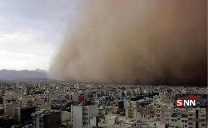 تهران در معرض طوفان؛ احتمال سقوط اجسام و شکستن درختان کهنسال
