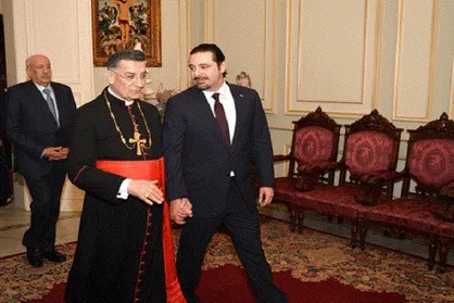 اسقف اعظم مارونی&zwnj;ها با الحریری دیدار کرد